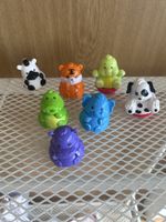 Lot de 7 culbutos Vtech animaux pour bébé, parfait état
