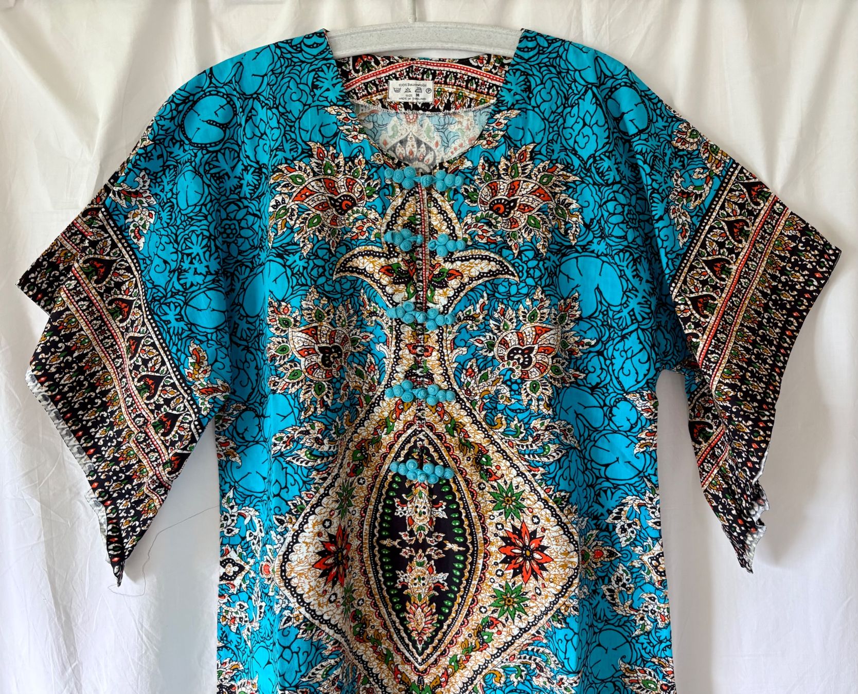 Vestiti: Türkisfarbenes Tunikakleid im Boho- Stil – Usato da Oberrieden venduto da pet_n2c2 2