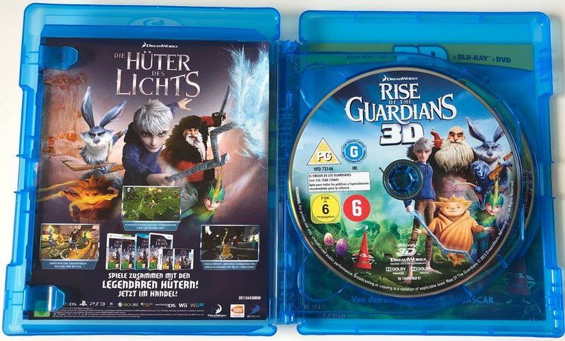 Alle DVDs: Die Hüter des Lichts  (3D + 2D Blu-Ray + DVD)    3-Disc-Set – Gebraucht aus St.Galllen von elkaphone 1