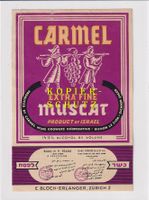 Etikette - Carmel Muscat Extra Fine /bd