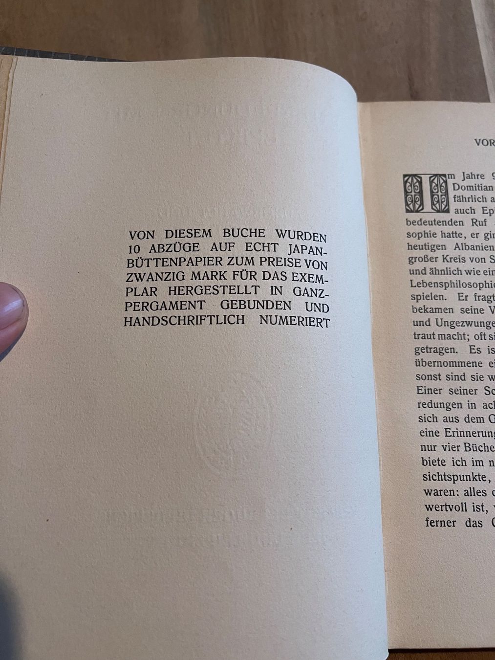 Libri: Antikes Buch "Unterredungen mit Epiktet" 1905 – Usato da Zuerich venduto da Dorsi 3