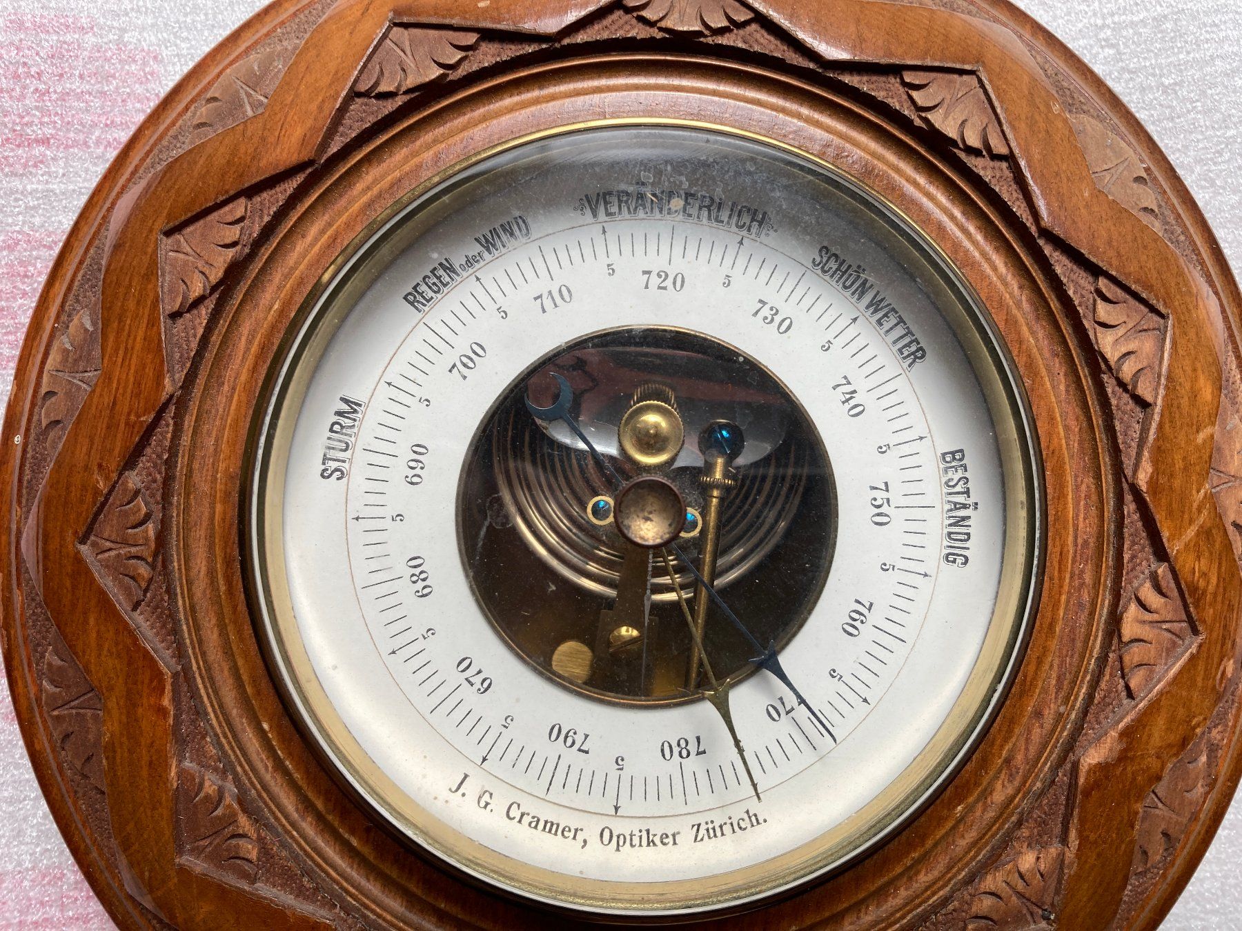 Altri elettrodomestici e apparecchi d’epoca: Barometer Holzgehaeusse – Usato da Horgen venduto da Goros 1
