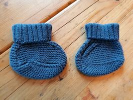 NEWBORN: Baby Finkli // Babyschuhe // Wollsöckchen