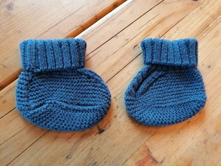 NEWBORN: Baby Finkli // Babyschuhe // Wollsöckchen