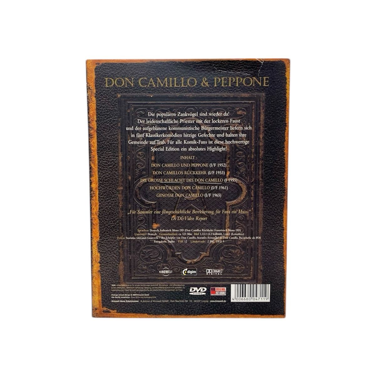 Tutti i DVDs: Don Camillo Peppone Edition Special Edition 5 DVDs – Usato da Teufenthal AG venduto da Retro-Stash-Shop 1