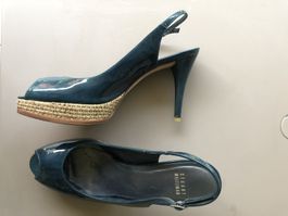 Stuart Weitzman Platform/Plateau Peeptoes Pumps Slingback