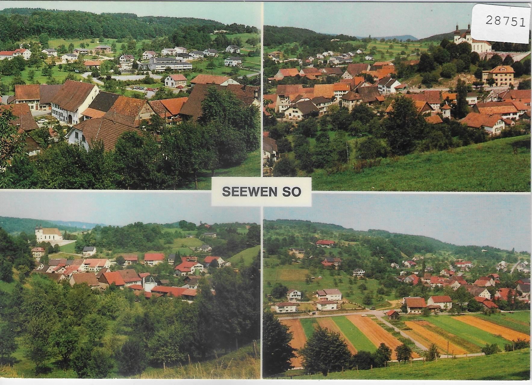 Cartoline postali: Seewen SO - Multiview – Usato da Ettingen venduto da Kartenplanet