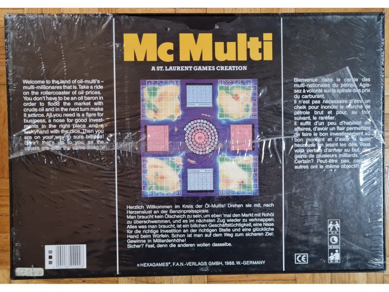 Spiele: Brettspiel "McMulti", Version Hexagames 1988 – Neu und originalverpackt aus Zürich von Desmond01 1
