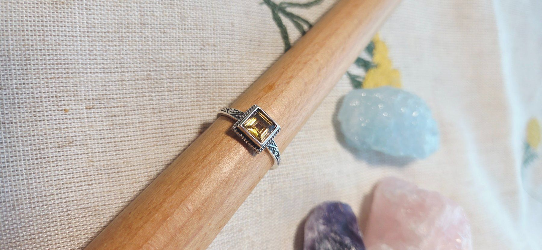 Anelli: NEW - S925 Citrine Ring (Adjustable) – Nuovo (secondo la descrizione) da Zürich venduto da cin_wcf6 4