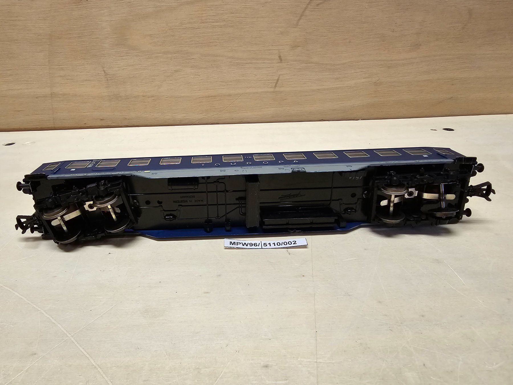 Fleischmann Modellini di ferrovie: FLM 5110 - DB Liegewagen "TOUROPA", blau – Usato da Waengi venduto da Bosu 3