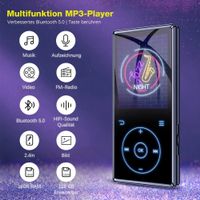 Bluetooth MP3-Player HiFi Bass Musik HD FM Radio Alarm