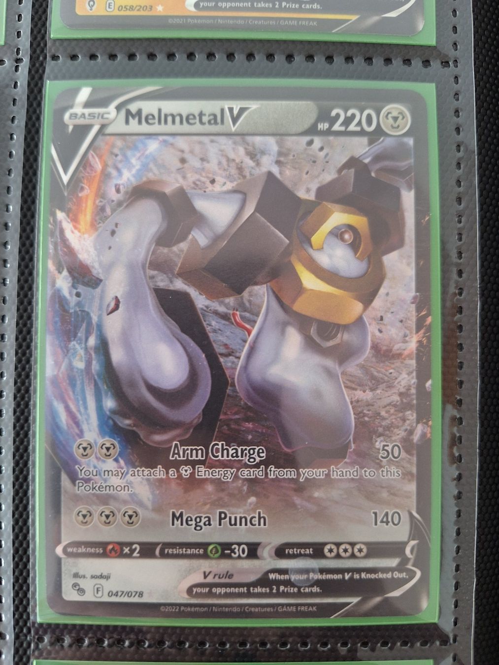 Pokémon Carte collezionabili: Melmetal V – Usato da Altstätten SG venduto da GGsGameshop