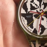 Swatch Uhr Swiss Art - Nikhus Troxle Kuh-Design, Rarität