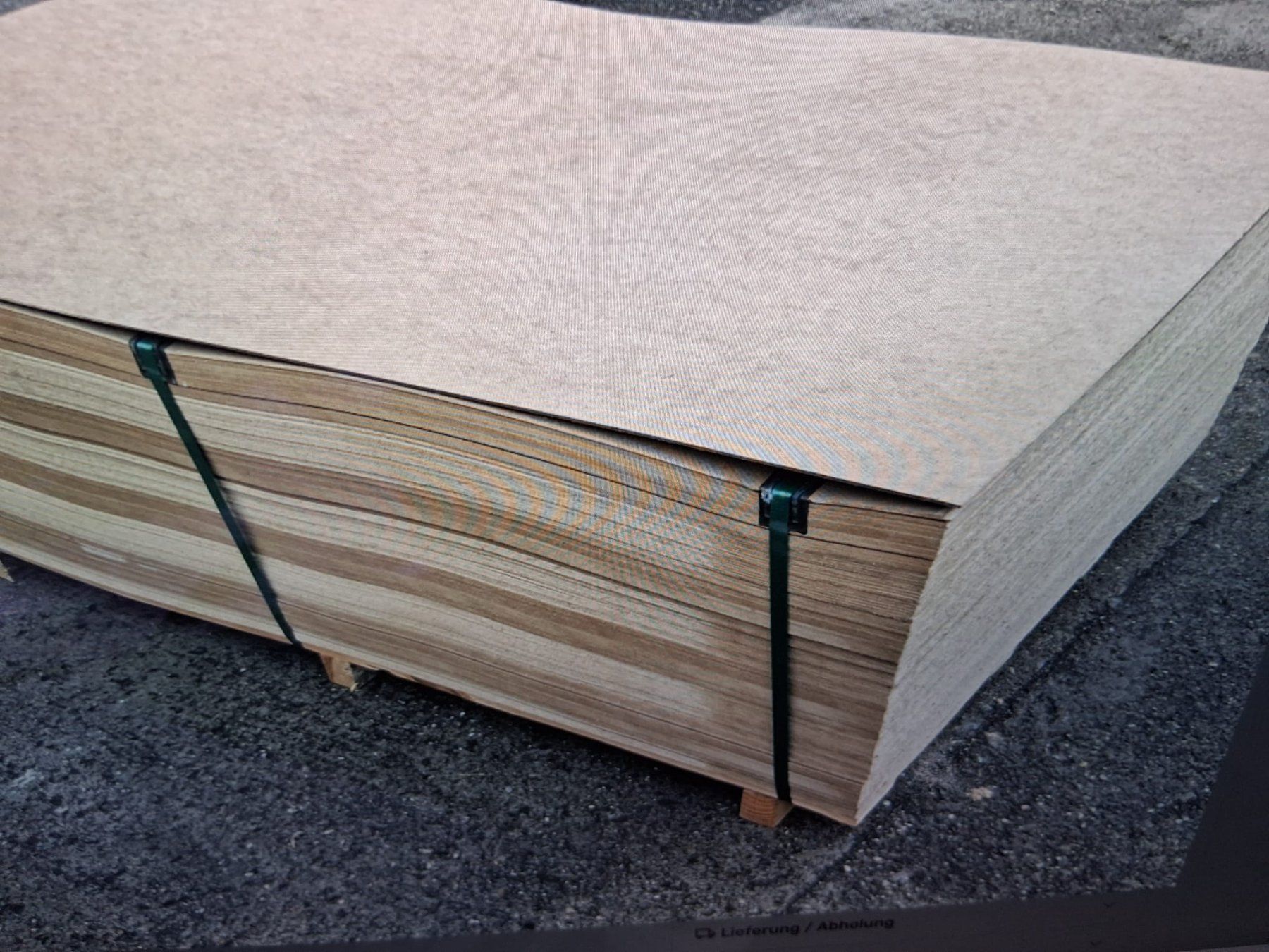 Rivestimenti per pavimenti: Hartpavatex 3mm - Hartfaserplatte - Total 256m2 – Nuovo (secondo la descrizione) da Winterthur venduto da Dachs28 1