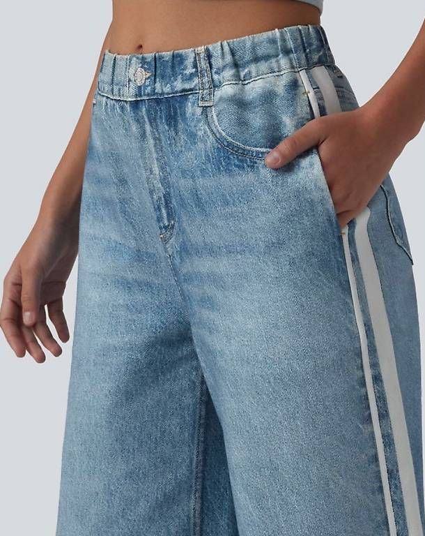 Halara Jeans: French-Terry-Denim-Jogers Halara Gr. S – Neu und originalverpackt aus Thun von Dak5 3