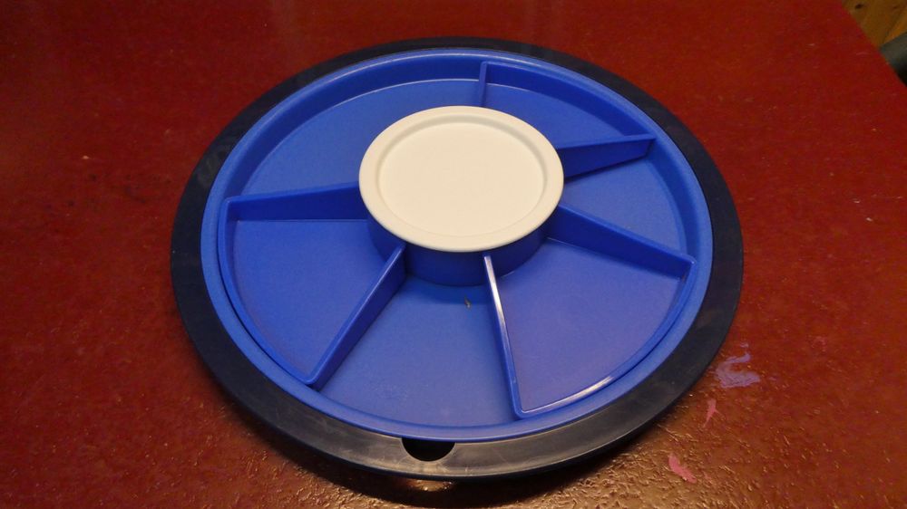 APERO ALLEGRA BLEU ET OR tupperware NEUF