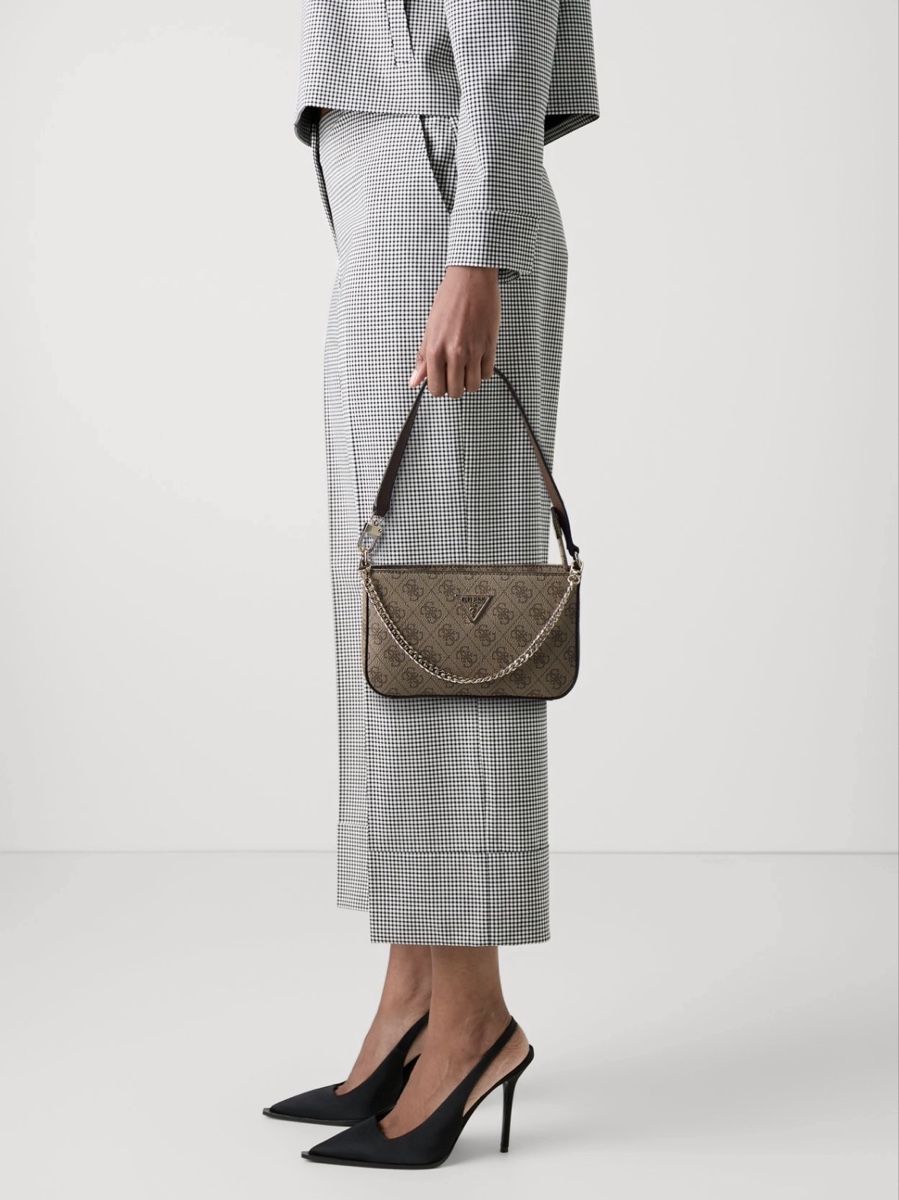 Guess Sacs femmes: NOELLE MINI TOP ZIP SHOULDER - latte/brown – Neuf (Voir description) à Gontenschwil par eli9923
