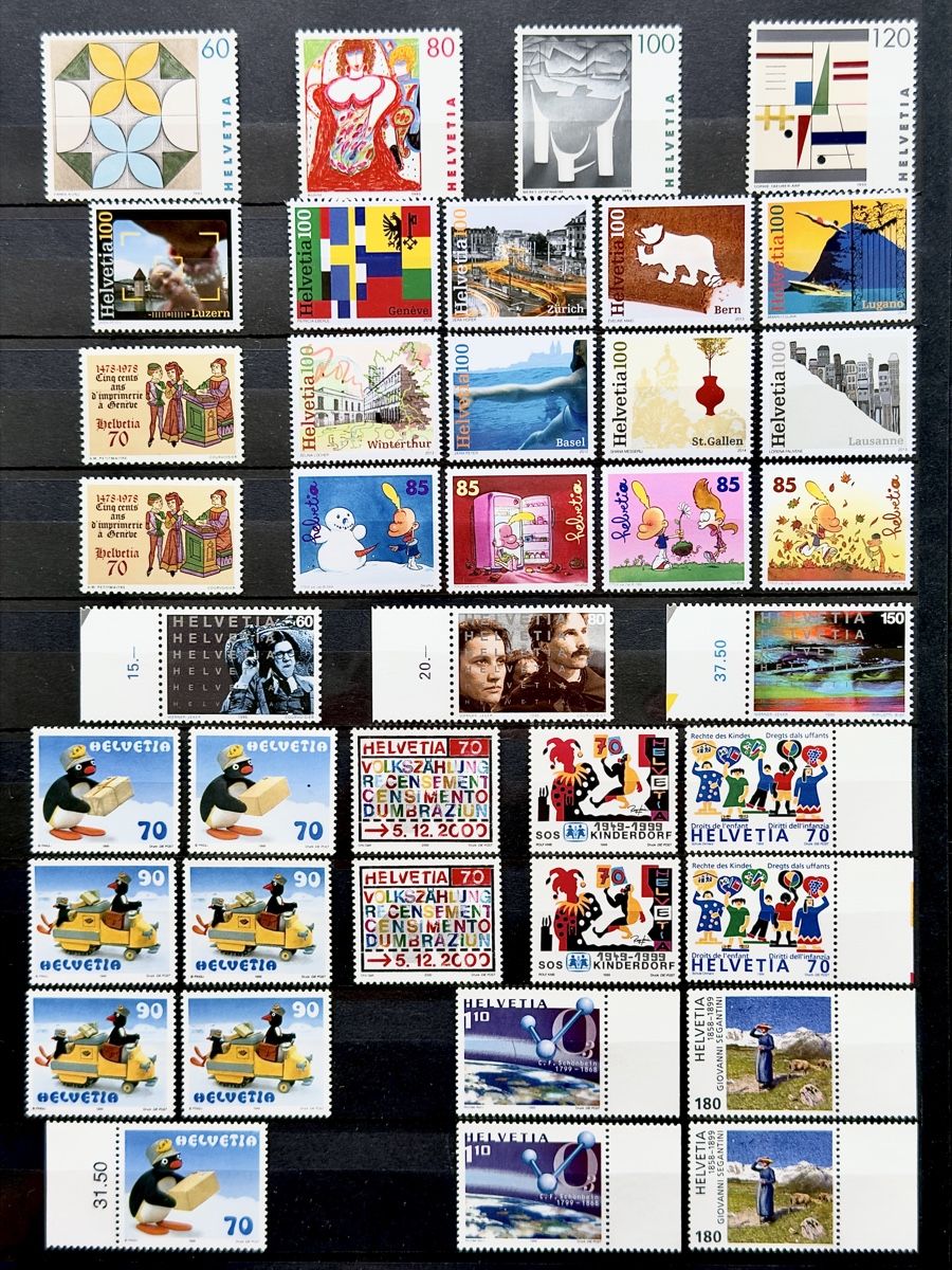 Tous les timbres: Frankatur CHF 100.- postfrisch – Neuf (Voir description) à Glattbrugg par Artos67