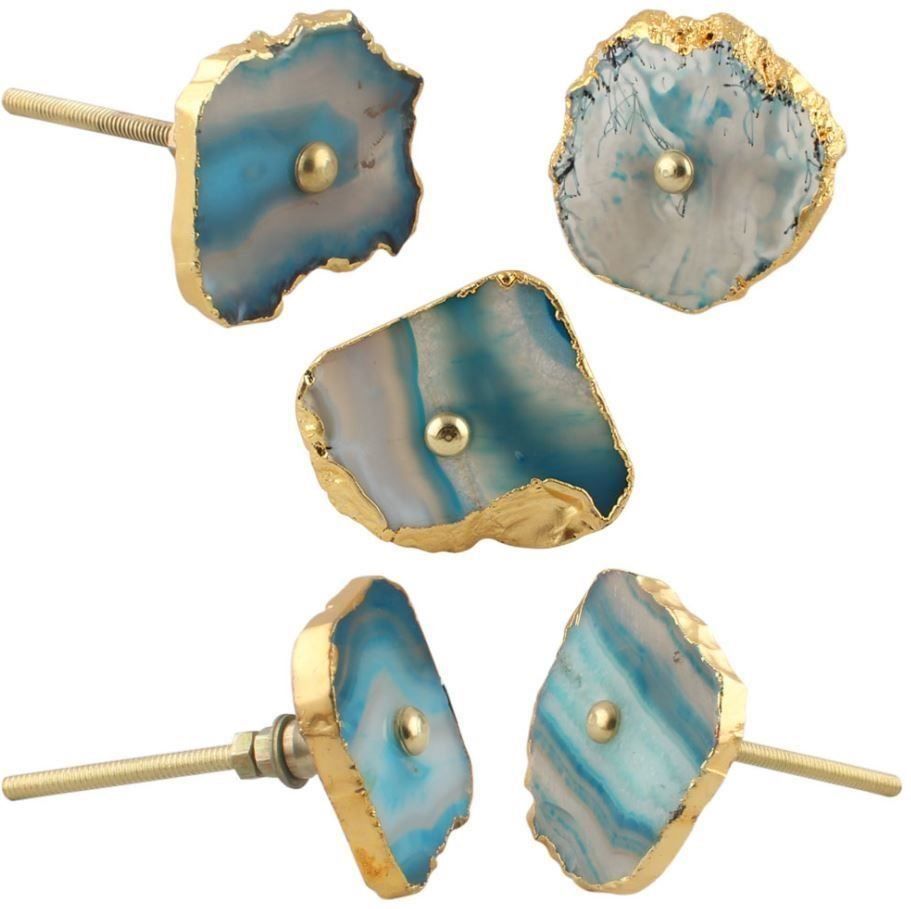 Maniglie per cassetti & Pomelli per mobili: Möbelknopf marmor und Metall – Nuovo e nell'imballaggio originale da Schwerzenbach venduto da Alperose03 1