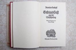 Jeremias Gotthelf: Geld und Geist