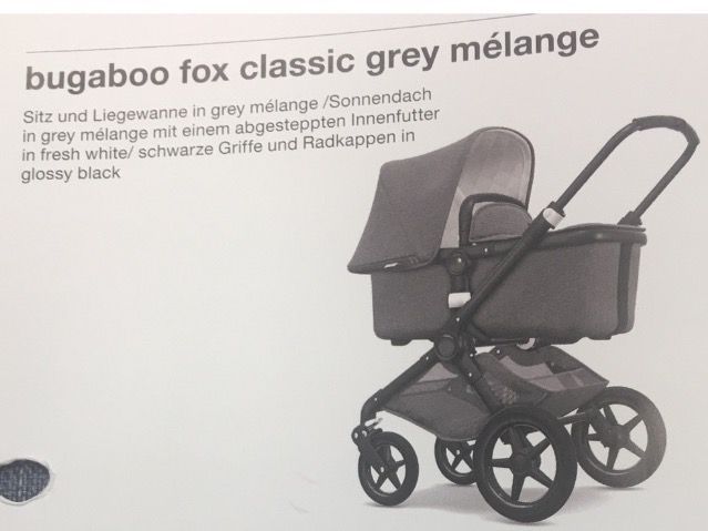 Bugaboo fox classic outlet grey