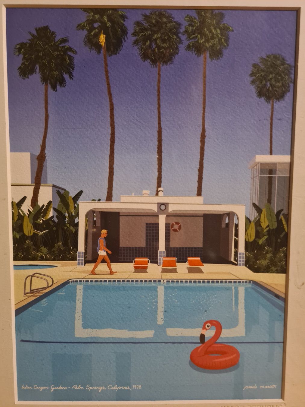 Foto & Immagini: Affiche Image Republic "Palm Spring" Paulo Mariotti 30x40 cm – Nuovo e nell'imballaggio originale da Genève venduto da Tresor305 1