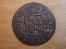 (H6) Wallis Halbbatzen 1708