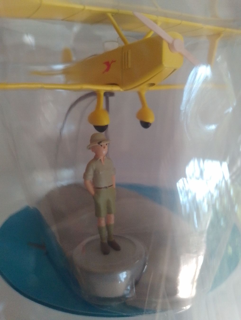 Figuren: Tintin: Le biplan jaune / Originalverpackt, ungeöffnet – Neu und originalverpackt aus Zürich von chatelainc