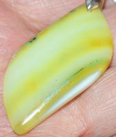Anhänger 2614 – Streifen Achat 46x22mm