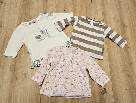 3 Langarmshirts Smile und H&M Grösse 62 guter Zustand
