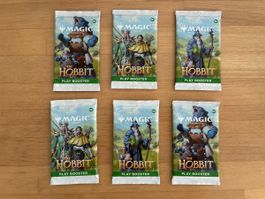 6 boosters Magic The Gathering The Hobbit sigillate
