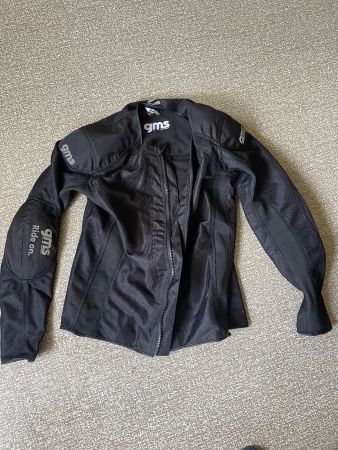 GMS Motorradjacke schwarz Grösse XL guter Zustand