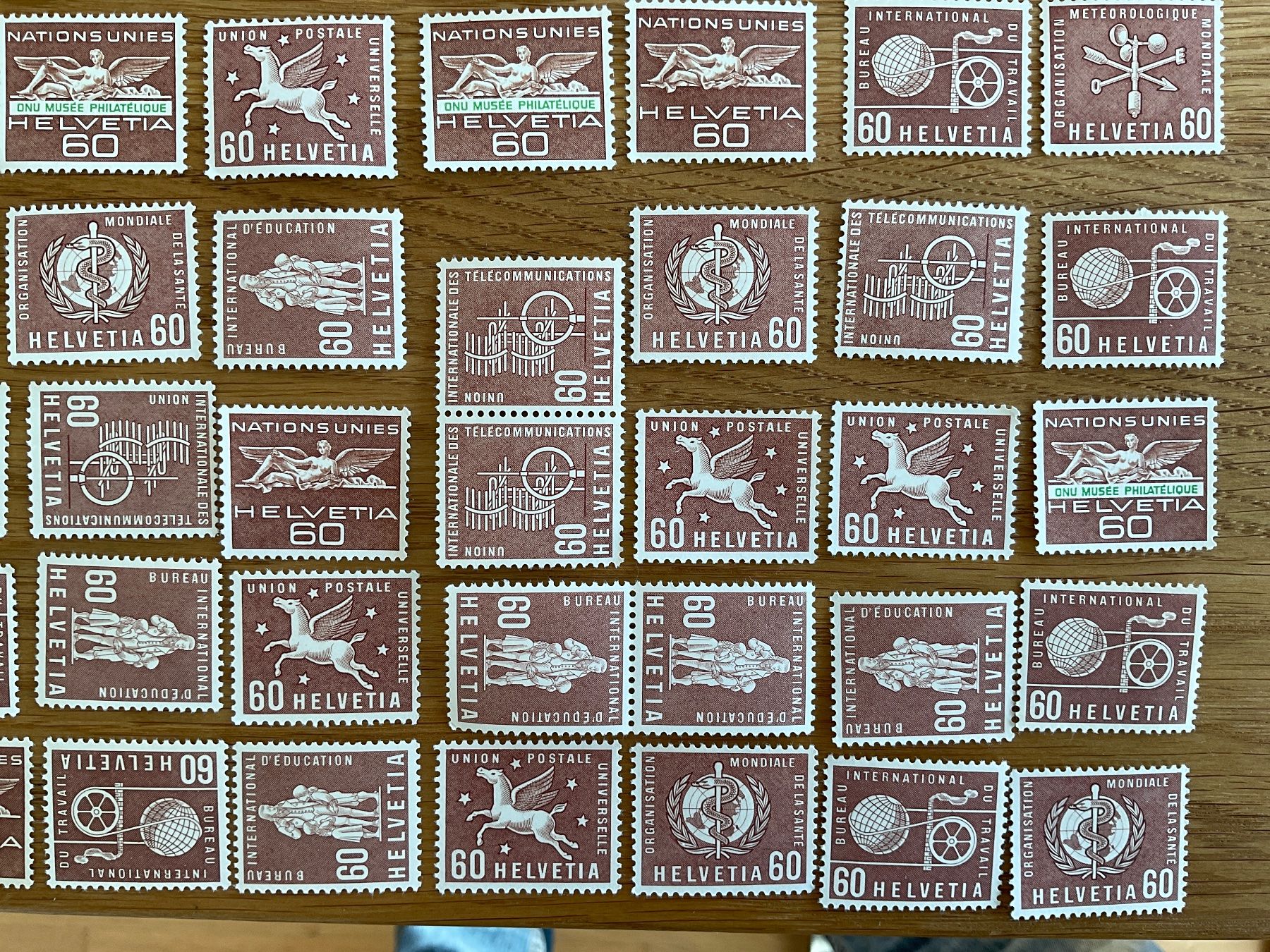 Tutti i francobolli: 60Fr Ämter Frankaturware ungestempelt postfrisch Sammlung – Nuovo (secondo la descrizione) da Wil SG venduto da Chefsugus 4