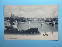Basel, Totalansicht mit Wettsteinbrücke