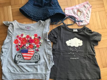 Sommerset 2 Shirts + Mütze + Slip Grösse 92 - Porto 3.40