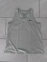 NIKE PERFORMANCE TANK - TOP GRAU GR.M