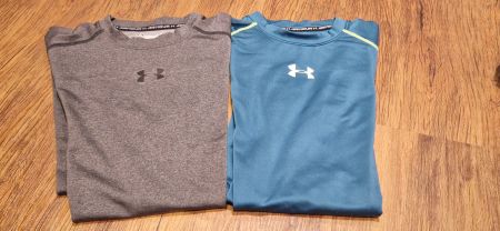2 Langärmel-Laufshirt, Under Armour, Gr. XS