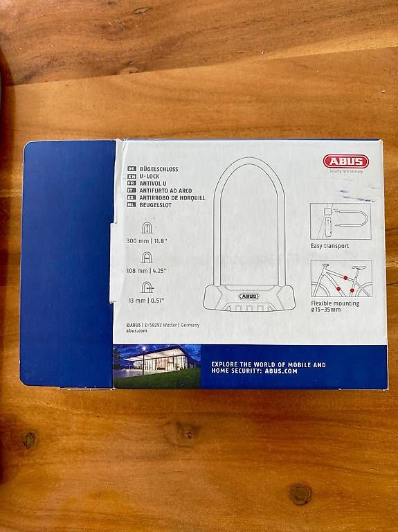 Abus Lucchetti: Veloschloss Abus Granit XPlus 540 - NEU – Nuovo e nell'imballaggio originale da Luzern venduto da apa_vhd6 1
