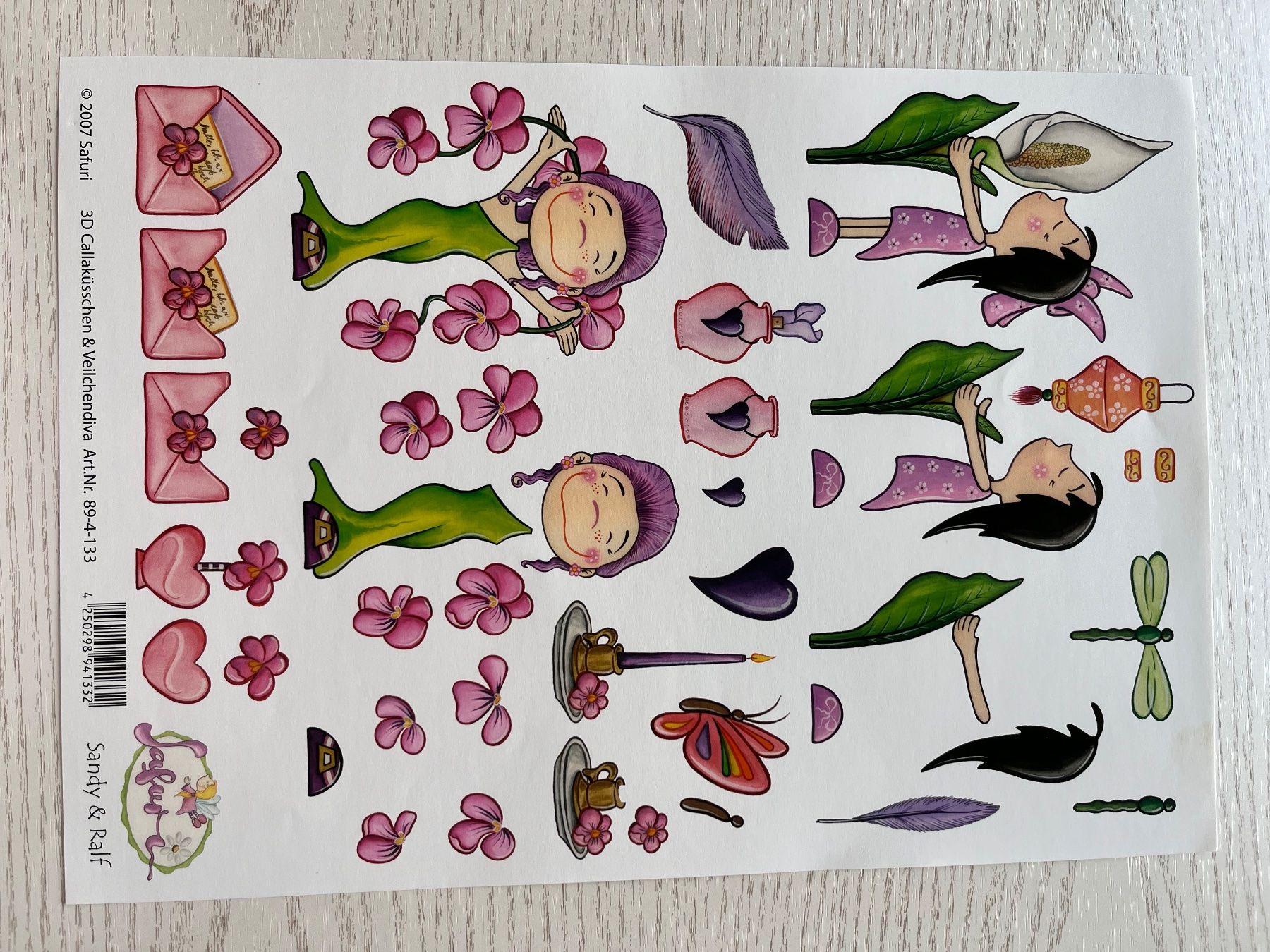 Kit bricolage: 1 Set Kartenbögen mit 9 Kinder Designs – Nuovo e nell'imballaggio originale da Büsserach venduto da bor_s88m 5