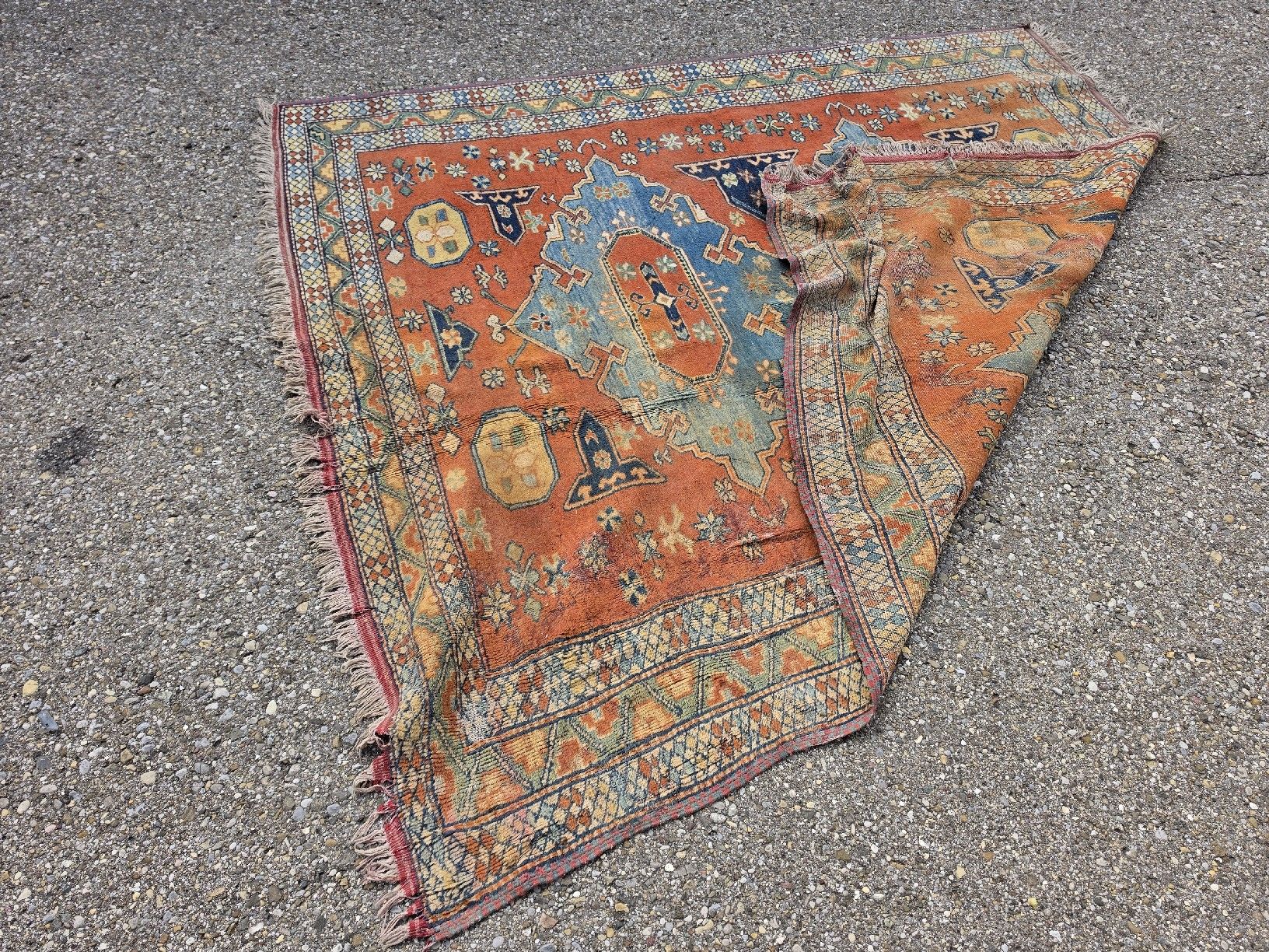 Tappeti: Orientteppich handgeknüpft rot blau  – Usato da Mettlen venduto da elios0888 9