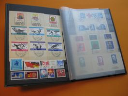 DDR, Album 16 Seiten, 1971-1985, Gestempelt und Postfrisch