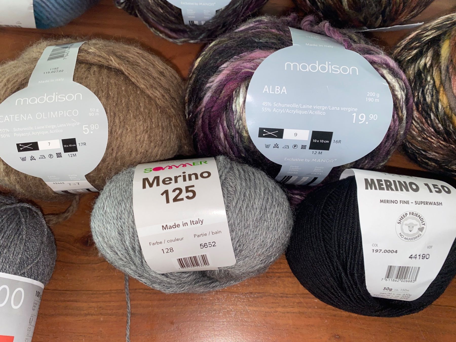 Wolle: Strickgarn divers - Merino, etc... – Neu (gemäss Beschreibung) aus Rotkreuz von mia_dc2r 3