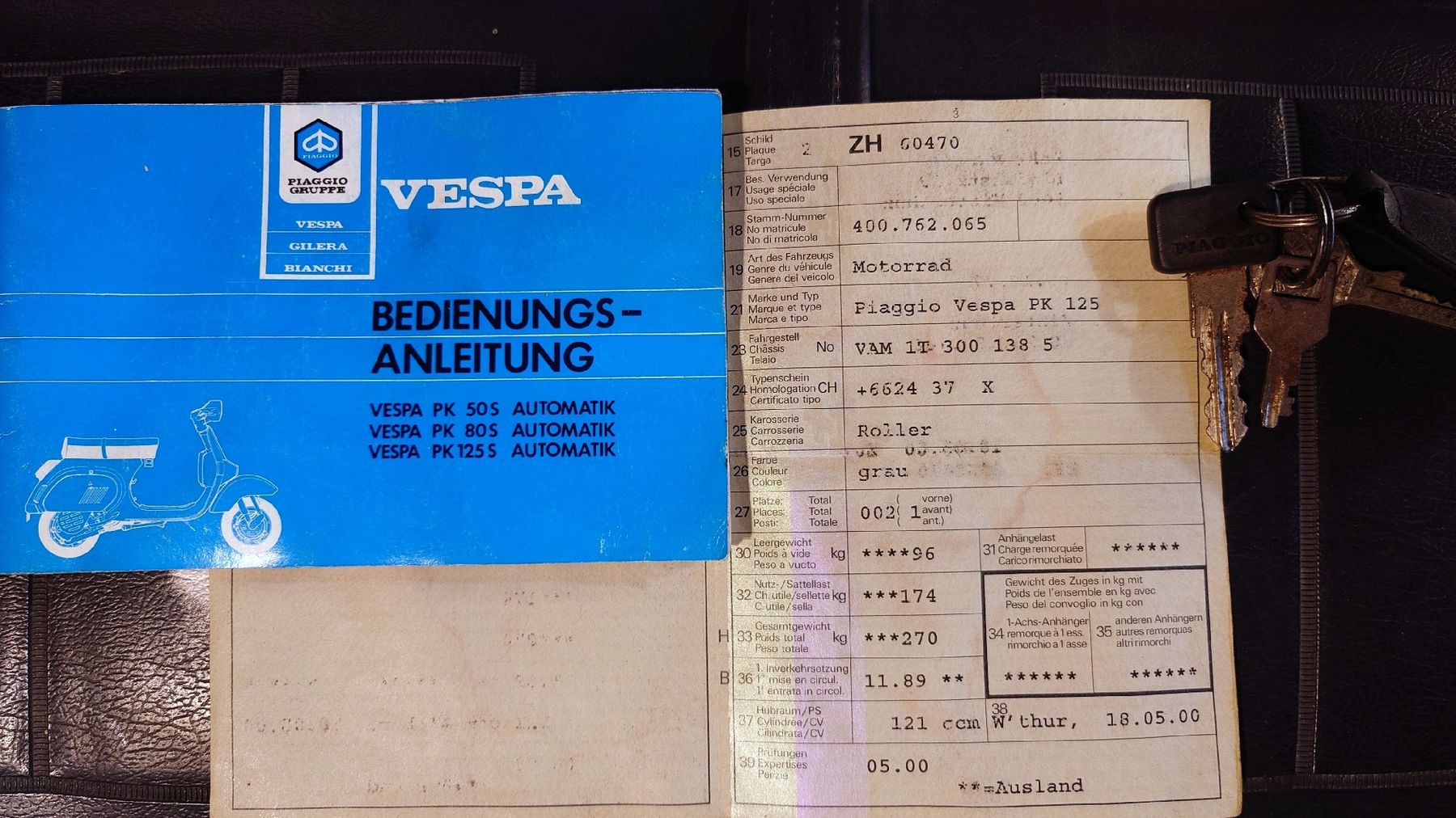 Vespa Scooter: Vespa PK 125 S Automatica 1989 – Usato da Winterthur venduto da Tenderizer3000 7