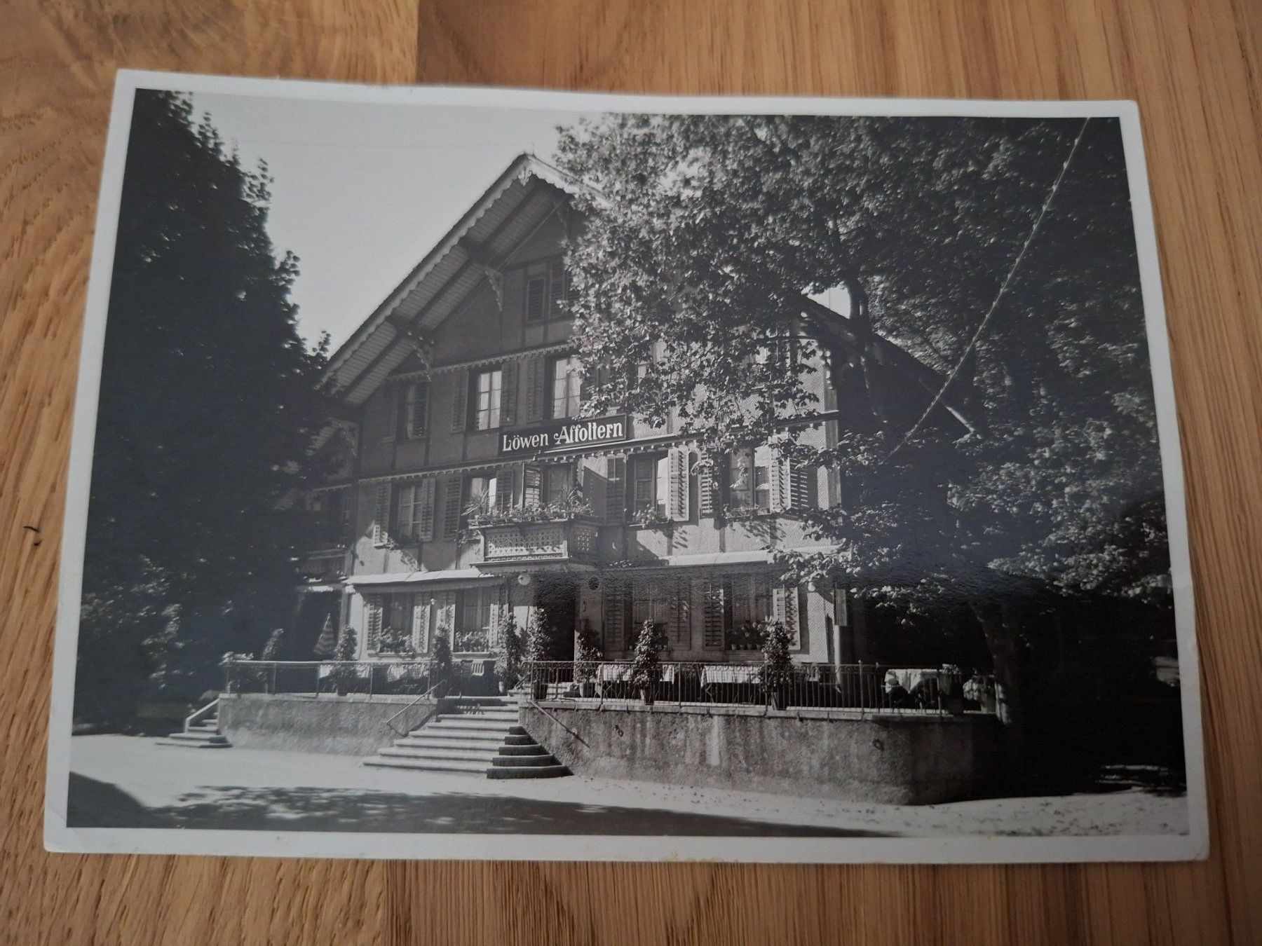 Ansichtskarten: Ansichtskarte: Löwen Affoltern i.E ( 1942) – Gebraucht aus Hinterkappelen von 1399 1