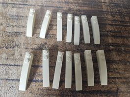 lego 42022 lot de 14 pièces Tan Slope, Curved 6 x 1 with 2