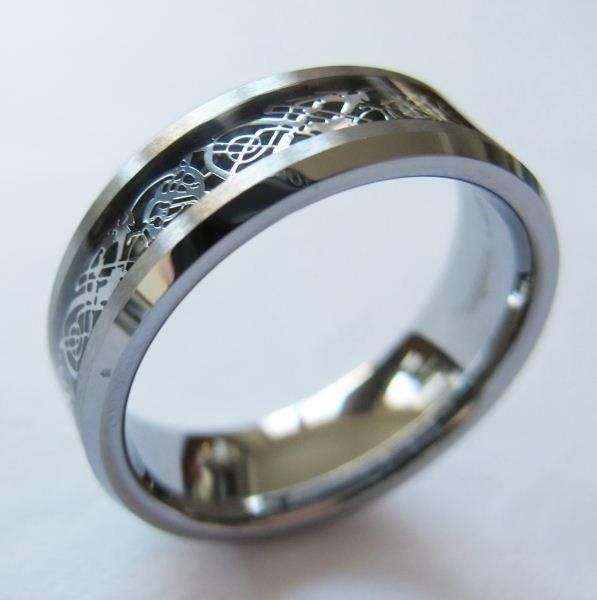 Anelli: Echter Tungsten Carbide Wolfram Ring 12 – Nuovo e nell'imballaggio originale da Schwanden GL venduto da UHRKNALL 1
