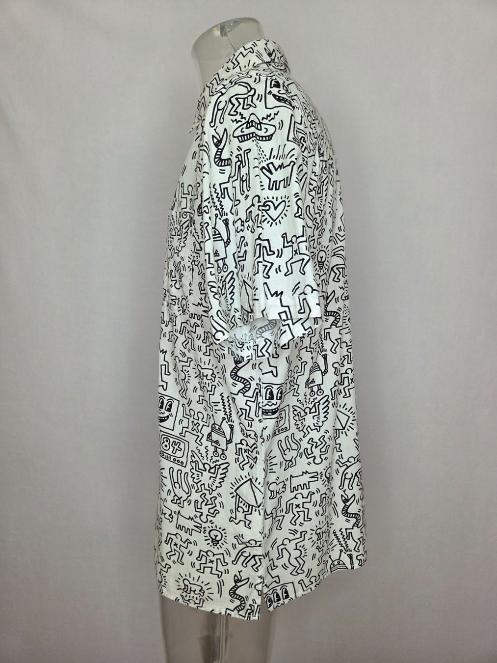 H&M Camicie: H&M x Keith Haring Hemd Gr. M Kurzarm Baumwolle – Usato da Bern venduto da -Aniko- 1