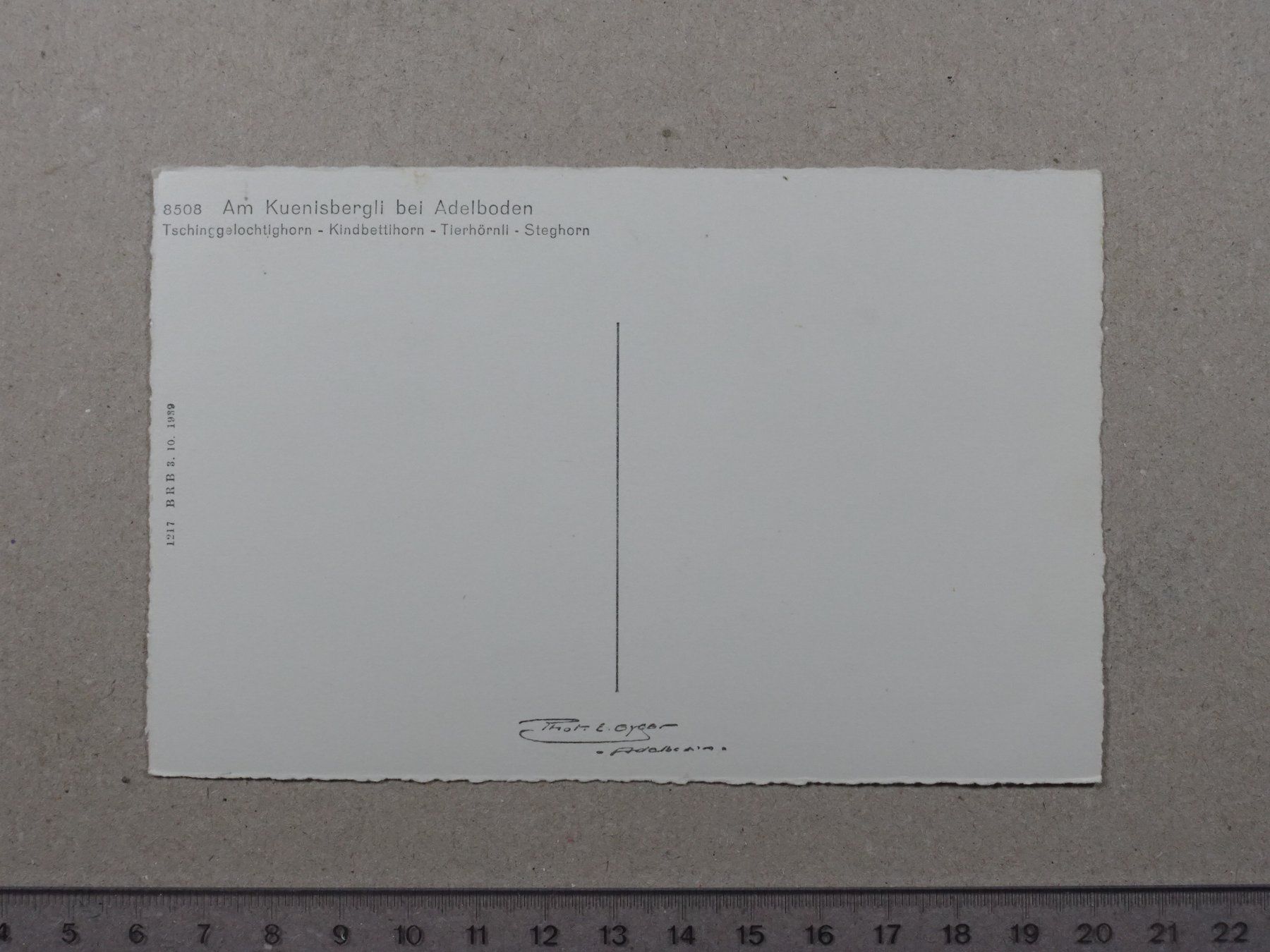 Cartes postales: Kuenisbergli bei Adelboden, Alphütte – D'occasion à Lenzburg par fh1 1