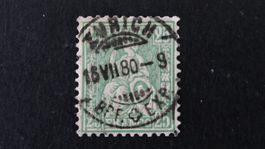 Vollstempel ZÜRICH SBK 40  15.VII.1880   141