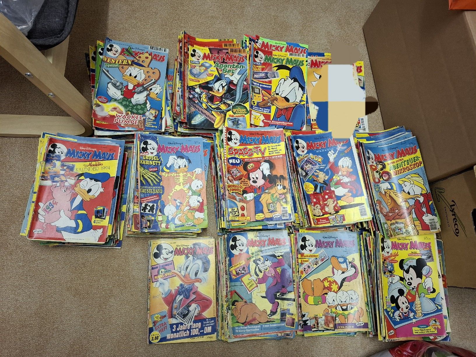 Comics: Micky Maus Hefte, Konvolut Comics Jg 89 bis 2000 – Gebraucht aus Riehen von joerdeli